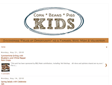 Tablet Screenshot of cornbeanspigskids.com